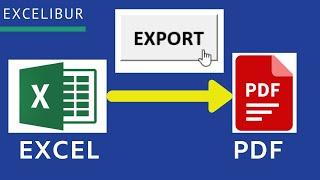 Export PDF from Excel on a Button Click using VBA | Auto PDF file naming