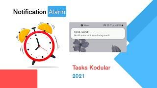 Tasks | How to use Alarm Manager extension Kodular