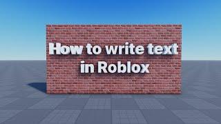 How to make 3D text in Roblox Easily