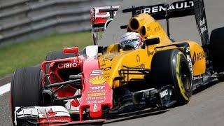 RENAULT F1 VS FERRARI F1 ENGINE RUSSIAN GP 2016