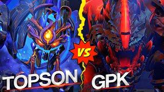 TOPSON Ultra Rare TINY Set vs GPK Very Rare PRIMAL BEAST Set Mid Lane Battle | NOONE & ILTW Included