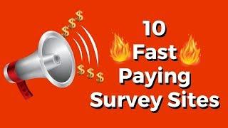 10 Fast Paying Survey Sites (Low or No Minimum Payout)