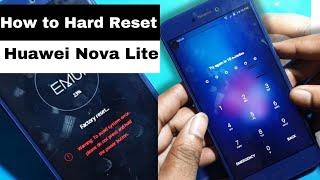 huawei pra lx2 hard reset || How to Hard reset Huawei Nova Lite