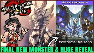 PRIMORDIAL MALZENO CONFIRMED - INSANE New Monster & Armor - MH 6? - Monster Hunter Rise Sunbreak!