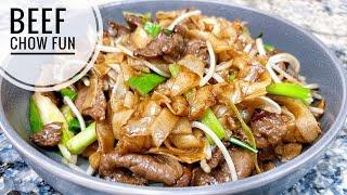 Beef Chow Fun Recipe, Stir Fried Rice Noodle