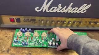 Marshall JCM 2000 DSL Main board swap PCB bias drift repair