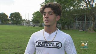 Deerfield Beach WR Xavier Restrepo Excels On The Field & In The Classroom