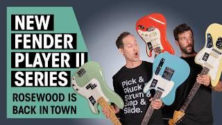 SOLID UPGRADE: Fender Player II Guitars & Basses | Tele, Strat, Jaguar, P-Bass, Jazz Bass