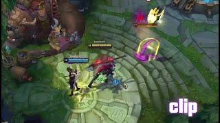 The moment where the Akali dash backfired