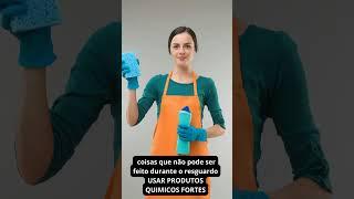 coisas que não pode ser feito durante o resguardo  USAR PRODUTOS QUIMICOS FORTES #shortvideo