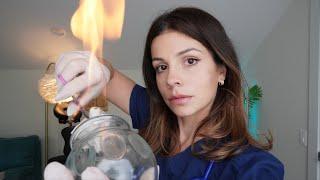 ASMR POV Chiropractic Adjustment Realistic Doctor Treatment | Fire Cupping, Neck Realignment
