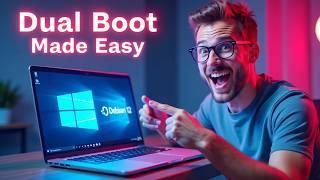 How To Dual Boot Windows 11 & Debian 12 | Install Debian Linux 12 Alongside Windows 11 (2025)