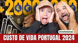 CUSTO DE VIDA EM PORTUGAL 2024 - Quanto uma família gasta por mês em Portugal?