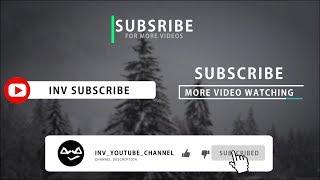 FREE YouTube Subscribe Button Lower Third Template | After effect  | NO-PLUGIN