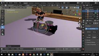 Cara mudah & cepat membuat animasi 3D dengan blender | Mixamo & free 3D