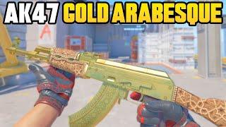  CS2 AK-47 Gold Arabesque (FACTORY NEW) | CS2 AK-47 Gameplay