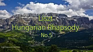 F.Liszt Hungarian Rhapsody No.5 in E minor
