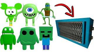 ALL NEW GREEN 3D SANIC CLONES MEMES vs SHREDDER in Garry's Mod !!!