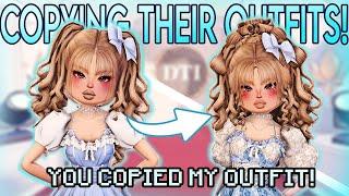 COPYING OUTFITS but MAKING THEM BETTER in DRESS TO IMPRESS!  | Roblox