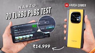 Realme Narzo 70 Turbo 90FPS Bgmi Test With FPS Meter - 90 FPS Pubg At 15,000 