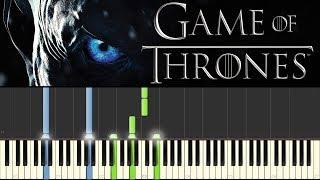 The Night King - Game of Thrones (Piano Tutorial + sheets)