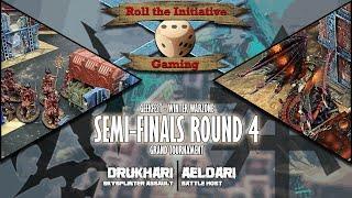 Semi Finals - Drukhari vs Aeldari || Live Event Coverage: Geekfest Winter Warzone GT - Warhammer 40K