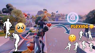 Acting Like a Default Then Flexing Rare Emotes Fortnite Party Royale