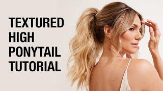 How to Create a Textured High Ponytail with Face Frame | Hair Styling Tutorial | Kenra Professional