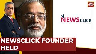 News Today With Rajdeep Sardesai: Journalists Linked To NewsClick Raided | NewsClick Raids
