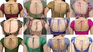 latest brocade blouse back neck designs ||@womens fashion