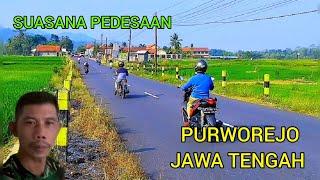 REVIEW,ALAM PEDESAAN, PERKAMPUNGAN JAWA TENGAH,JALAN CANGKREP BAGELEN, PEDESAAN PURWOREJO