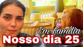 nosso dia 25 de dezembro/Preparando nosso almoço em família,jeito diferente de assar frango