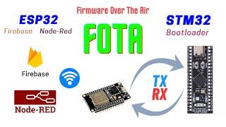 FOTA Project | STM32 Bootloader with ESP32 Connected to MQTT and Firebase | Upload Application OTA.