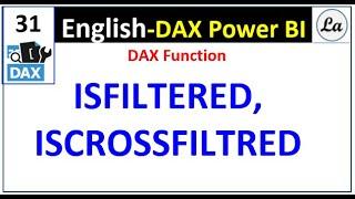 DAX ISFILTERED and ISCROSSFILTERED