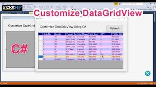 C# | Customize DataGridView