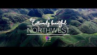 Extremely beautiful scenery of Northwest Vietnam - view from sky