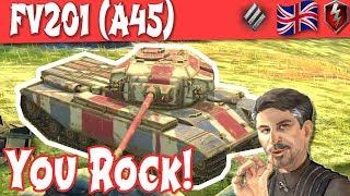 WOT Blitz FV201 (A45) Tank Review  -Guide  British Tier 7 Heavy | World of Tanks Blitz