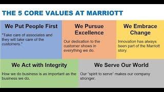 THE 5 CORE VALUES AT MARRIOTT via Arne Sorenson