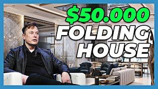 Elon Musk NEWS - TOUR Inside $50K Folding House!