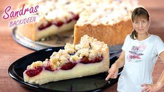 Pflaumenkuchen mit Pudding und Streusel - die perfekte Kombination | Zwetschgenkuchen