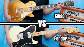 GIBSON VS FENDER - Tele Deluxe VS Les Paul