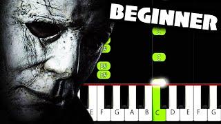 HALLOWEEN THEME - BEGINNER Piano Tutorial