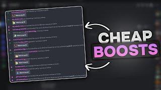 How to get CHEAP Discord Nitro & Server Boosts! (with proof)