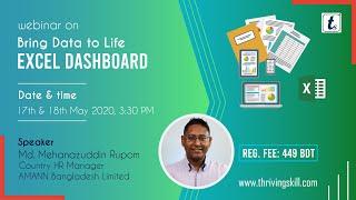 Webinar on Bring Data to Life Excel Dashboard