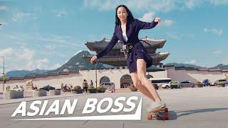 Learning to Longboard Dance with Viral Skater Sensation Hyojoo | EVERYDAY BOSSES #26