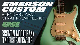 Emerson Custom Blender 5-Way Strat Prewired Kit // Best Guitar Mod for Your Stratocaster