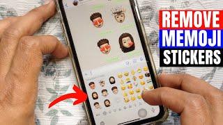 How to Remove Memoji Stickers from Keyboard on iPhone (iOS 13.3)