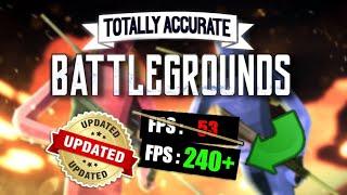 Totally Accurate Battlegrounds: Boost FPS / Fix stutters on any setup! [APRIL 2023 Updated]