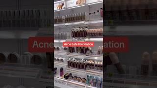 Acne safe foundations that can be found at drugstores! 