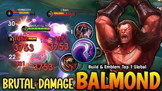 Balmond New Brutal DMG Build & Emblem To Rank UP FASTER in 2024 - Build Top 1 Global Balmond